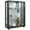 VITRINE in Schwarz  - Schwarz, Modern, Glas/Holzwerkstoff (60/80/25cm) - MID.YOU