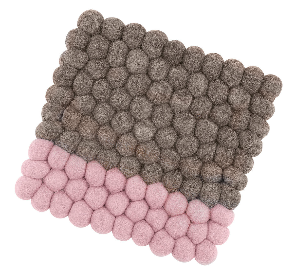 TOPFUNTERSETZER Textil Braun  - Braun, Basics, Textil (21/21cm) - Cilio