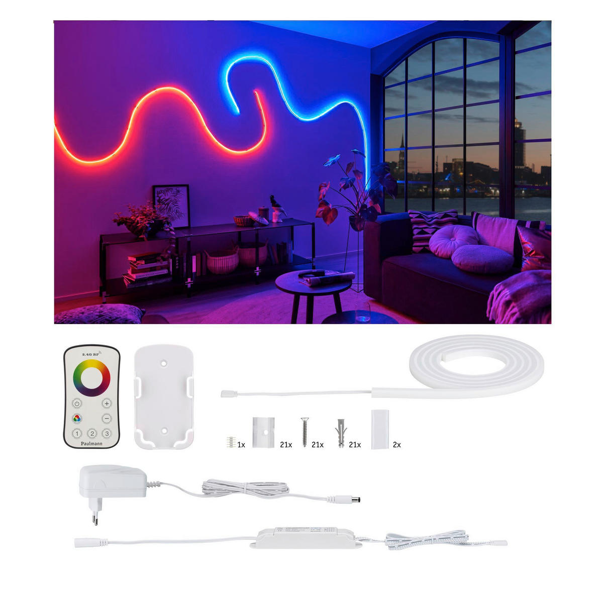 LED-STRIP 150 cm  70965  - Weiß, Basics, Kunststoff (150cm) - Paulmann