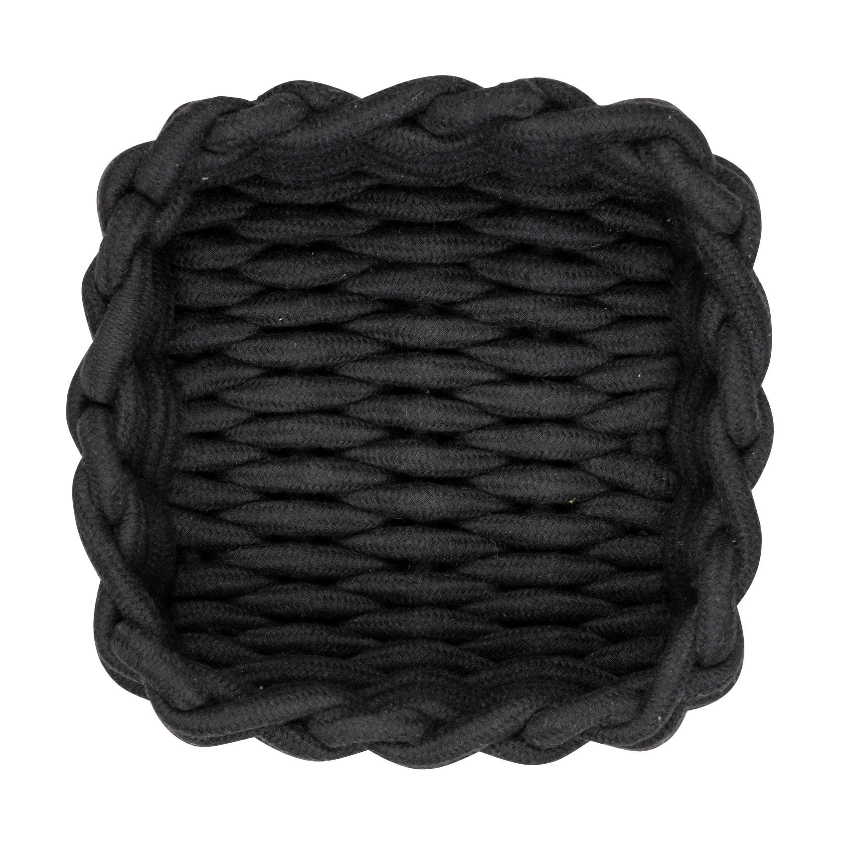 AUFBEWAHRUNGSKÖRBCHEN  - Schwarz, KONVENTIONELL, Textil (21,5/7,5/21,5cm) - Schöner Wohnen