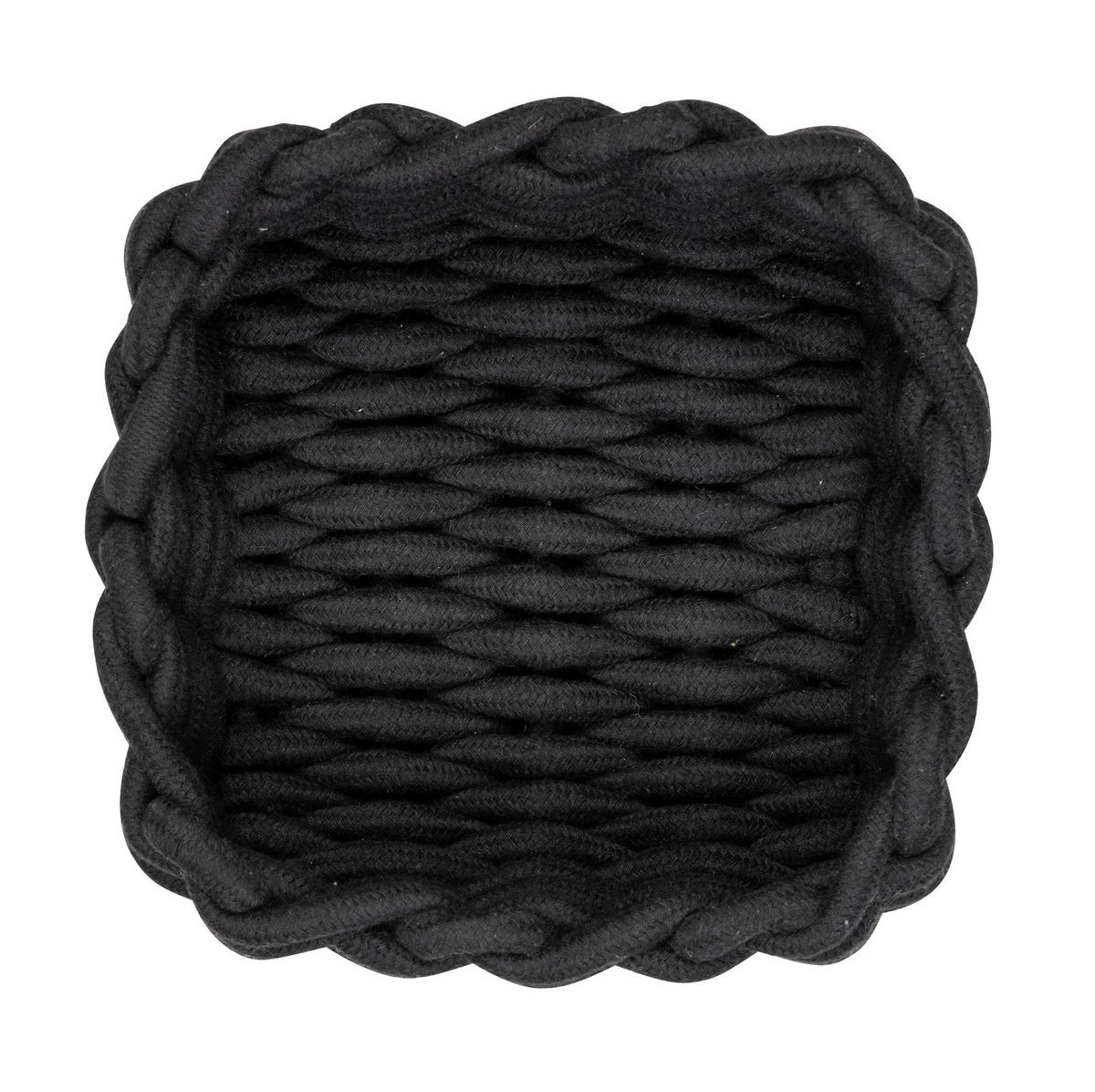 AUFBEWAHRUNGSKÖRBCHEN  - Schwarz, KONVENTIONELL, Textil (21,5/7,5/21,5cm) - Schöner Wohnen