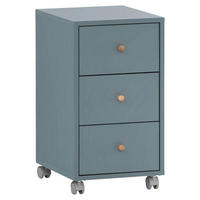ROLLCONTAINER 32,6/59,7/39,1 cm  - Blau, MODERN, Holz/Holzwerkstoff (32,6/59,7/39,1cm) - MID.YOU