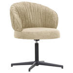 STUHL - Beige/Schwarz, Design, Textil/Metall (63/82/65cm) - Novel