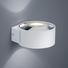 AUßENLEUCHTE Weiß - Weiß, Design, Metall (6,5/11/11,5cm)