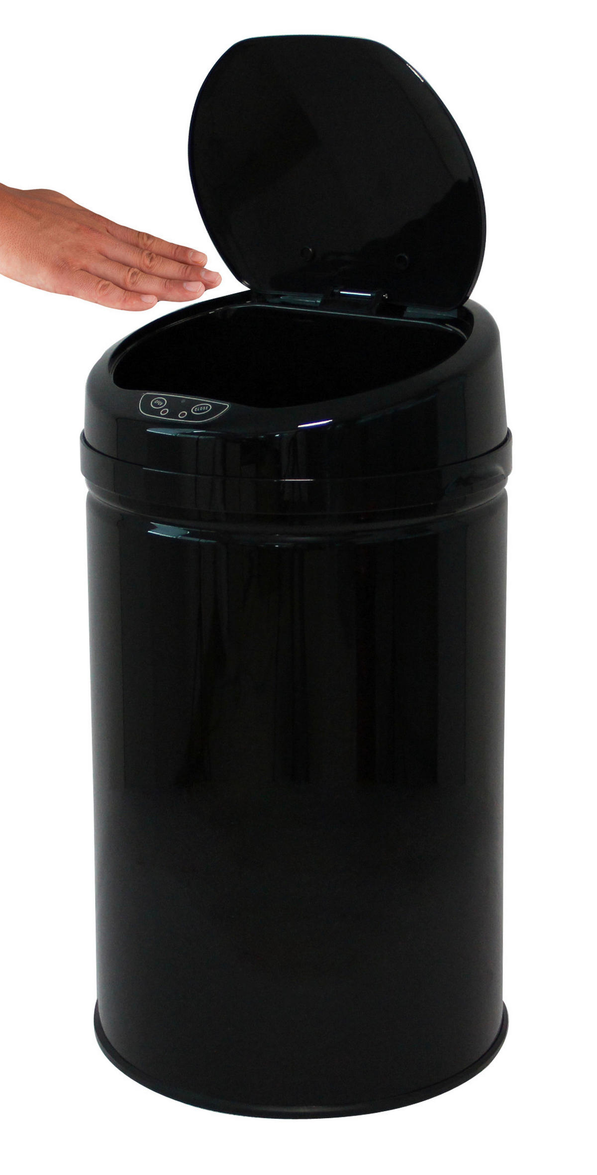 ODPADKOVÝ KOŠ  30 l - černá, Trend, kov/plast (31/31/61,5cm) - Echtwerk