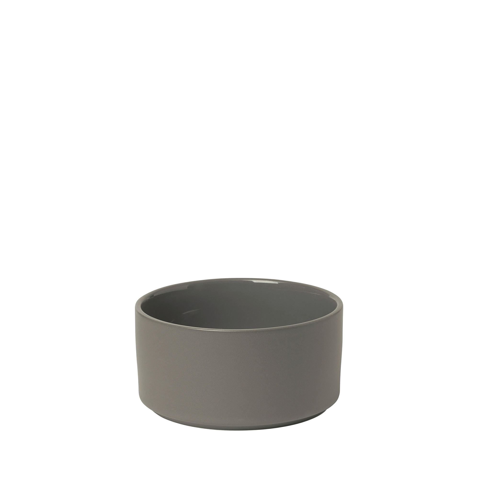 SCHALE Pilar  - Dunkelgrau, Design, Keramik (14/7cm) - Blomus