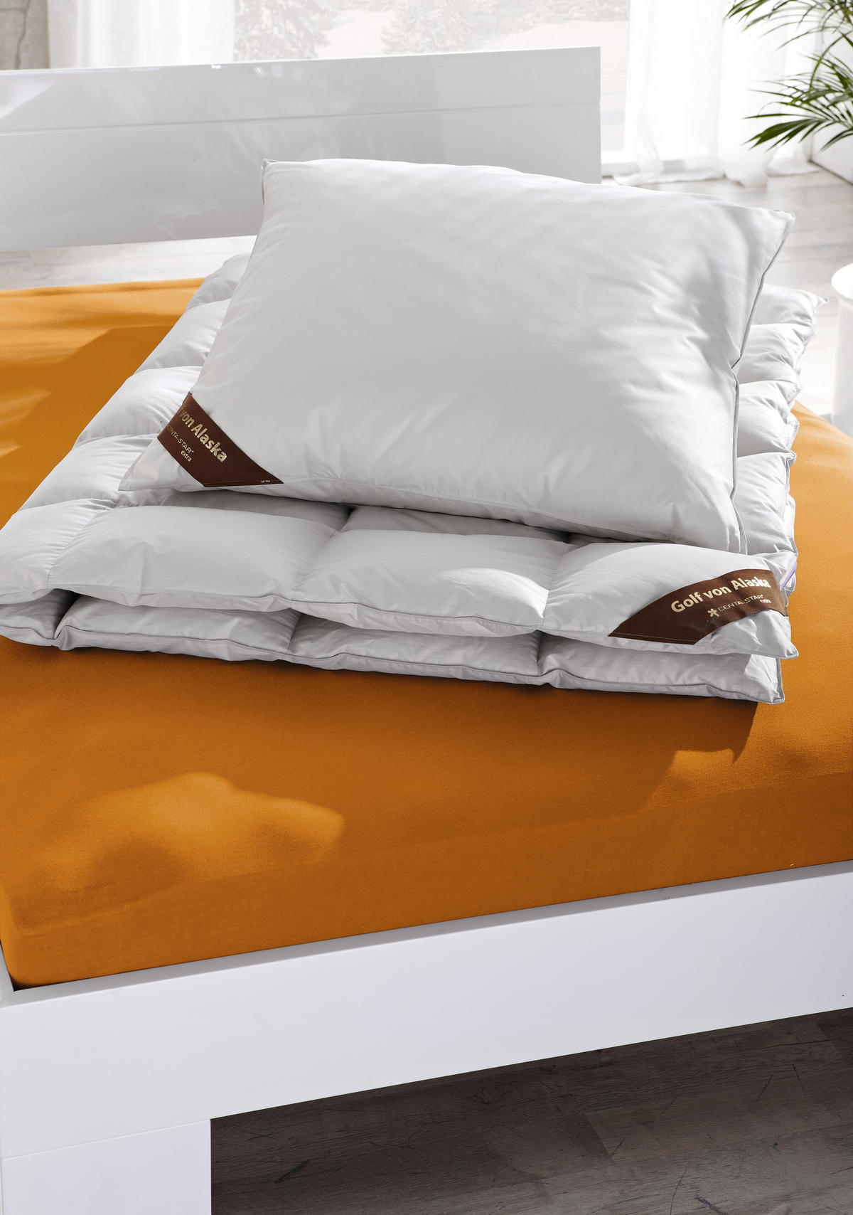 ZIMNÁ PRIKRÝVKA, 155/220 cm, páperie - Sahara, Design, textil (155/220cm) - Centa-Star
