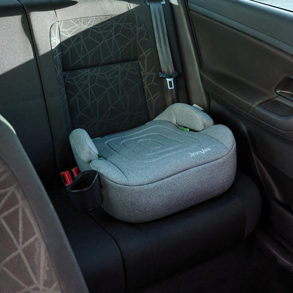 Thumbnail - Jimmylee Kinderautositz Street Fix, Hellgrau, Textil, Füllung: Polyester, 41x22x41 cm, ECE R 129 i-Size, schnell und lei...