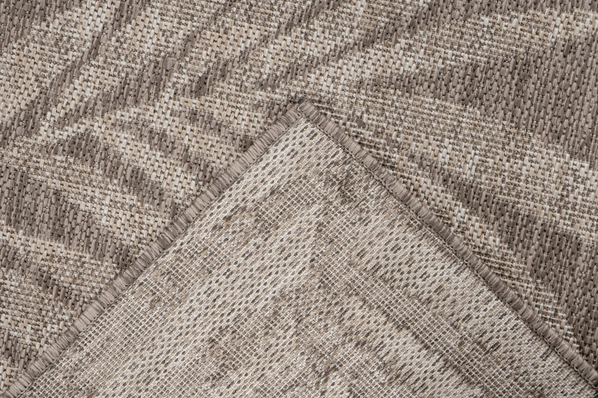 FLACHWEBETEPPICH 200/290 cm Taupe rechteckig  - Taupe, Basics, Textil (200/290cm) - Kayoom
