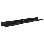 WANDREGAL 80/4/10 cm  - Schwarz, Basics, Metall (80/4/10cm) - Xora