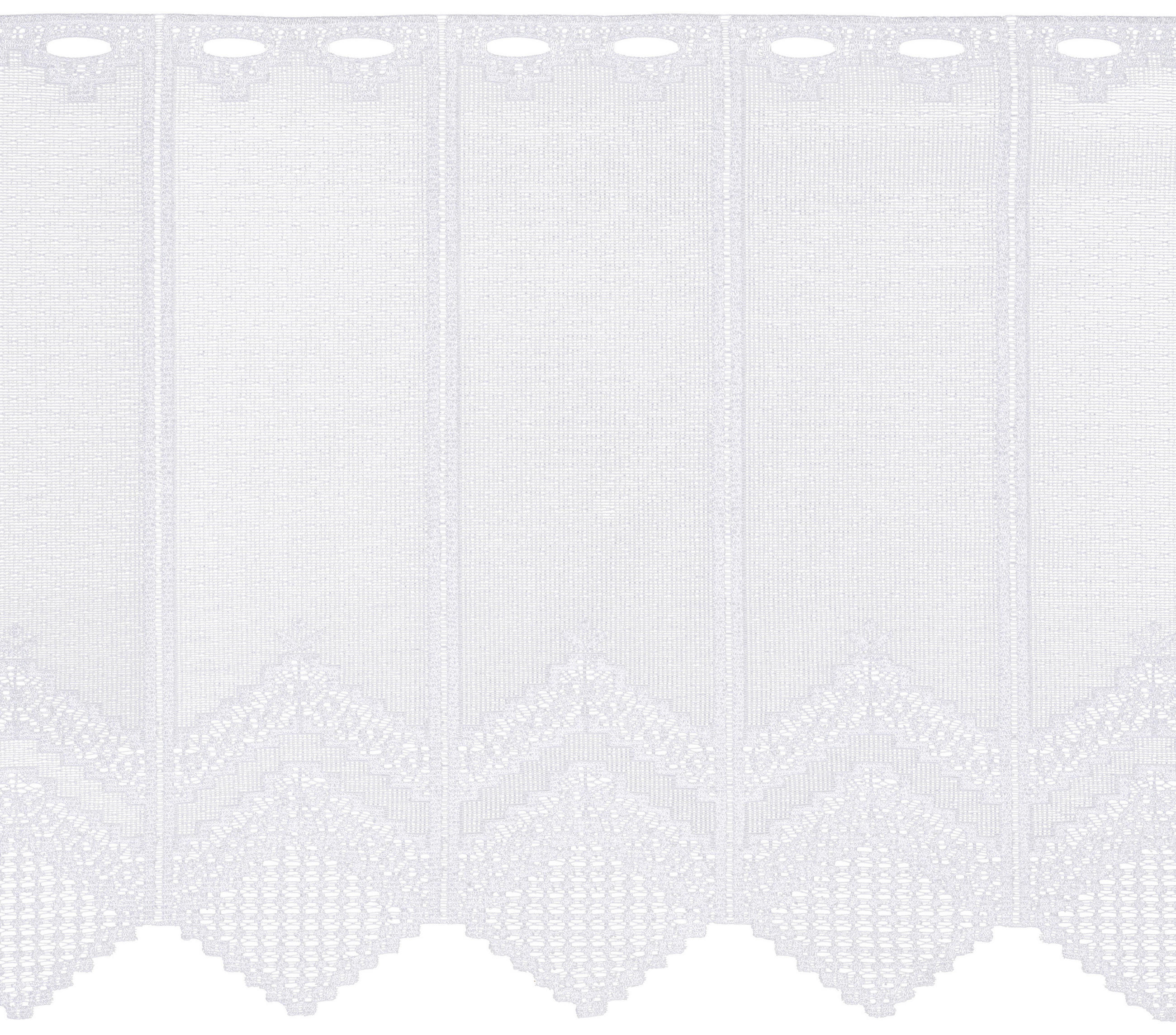 ZÁCLONA, polopriehľadné, 60 cm - biela, Konventionell, textil (60cm) - Esposa