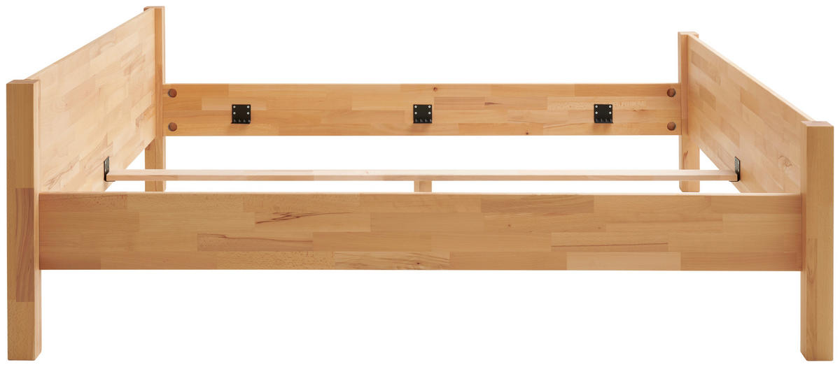 POSTEĽ, 180/200 cm, jadrový buk - jadrový buk, Natur, drevo (180/200cm) - MID.YOU