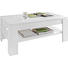 COUCHTISCH in Holzwerkstoff 110/65/47 cm - Weiß, Design, Holzwerkstoff (110/65/47cm) - Carryhome COUCHTISCH in Holzwerkstoff 110/65/47 cm - Weiß, Design, Holzwerkstoff (110/65/47cm) - Carryhome