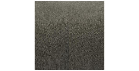 ECKSOFA in Velours Schlammfarben - Schlammfarben/Schwarz, KONVENTIONELL, Textil/Metall (226/155cm) - Carryhome
