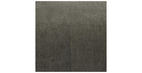 ECKSOFA in Velours Schlammfarben  - Schlammfarben/Schwarz, KONVENTIONELL, Textil/Metall (226/155cm) - Carryhome