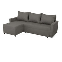 SEDACIA SÚPRAVA, textil, sivá, svetlohnedá - svetlohnedá/sivá, Modern, textil (212/131cm) - Ti'me