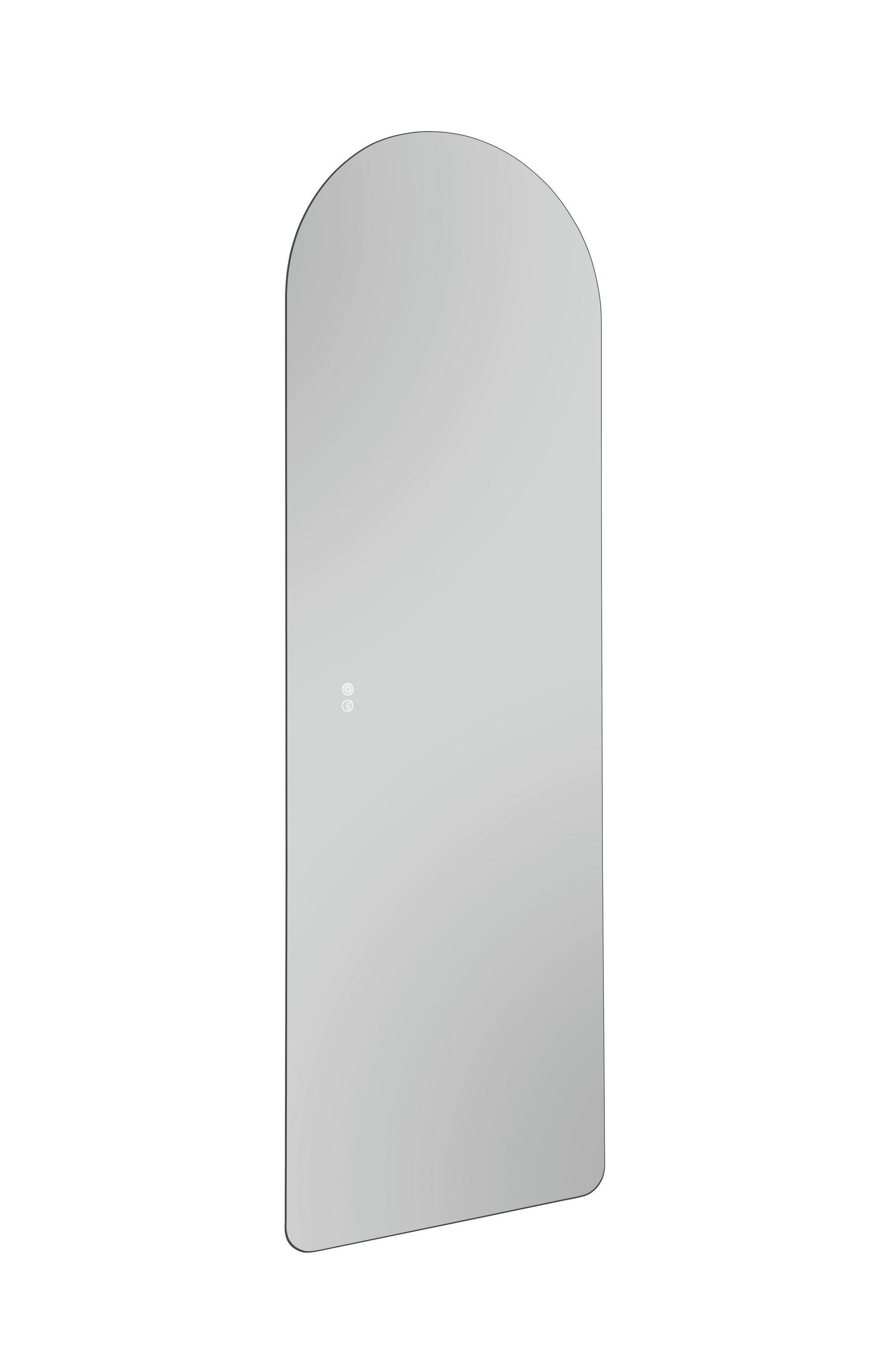 BADEZIMMERSPIEGEL 50/160/3 cm  - Silberfarben, MODERN, Glas (50/160/3cm)