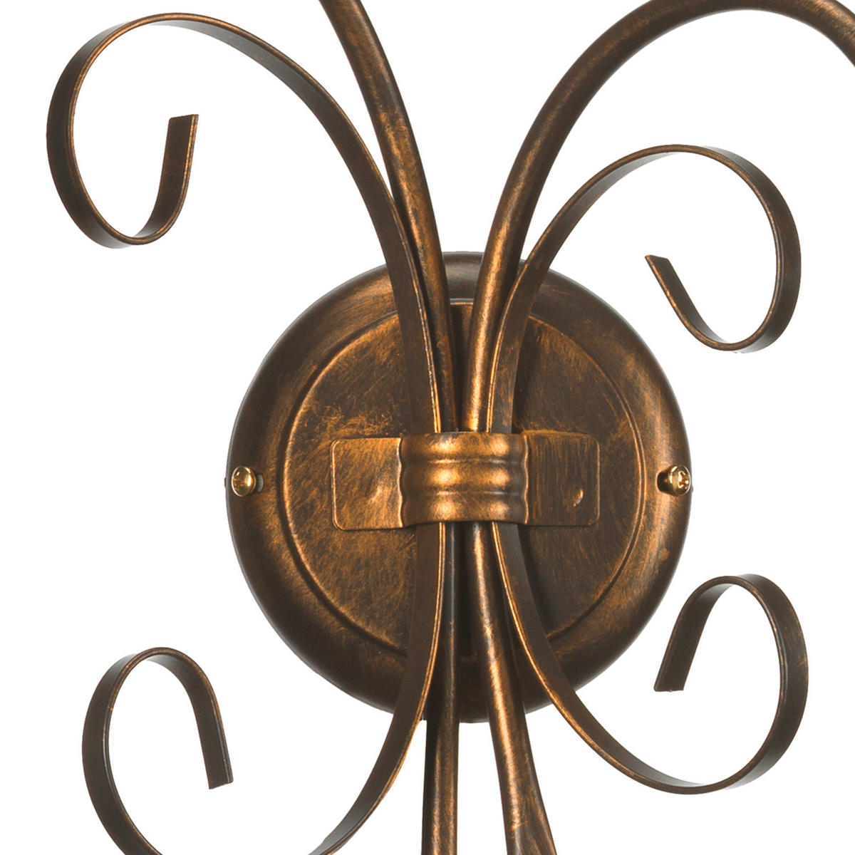 WANDLEUCHTE 45/30/23 cm   - Cognac, KONVENTIONELL, Glas/Metall (45/30/23cm)