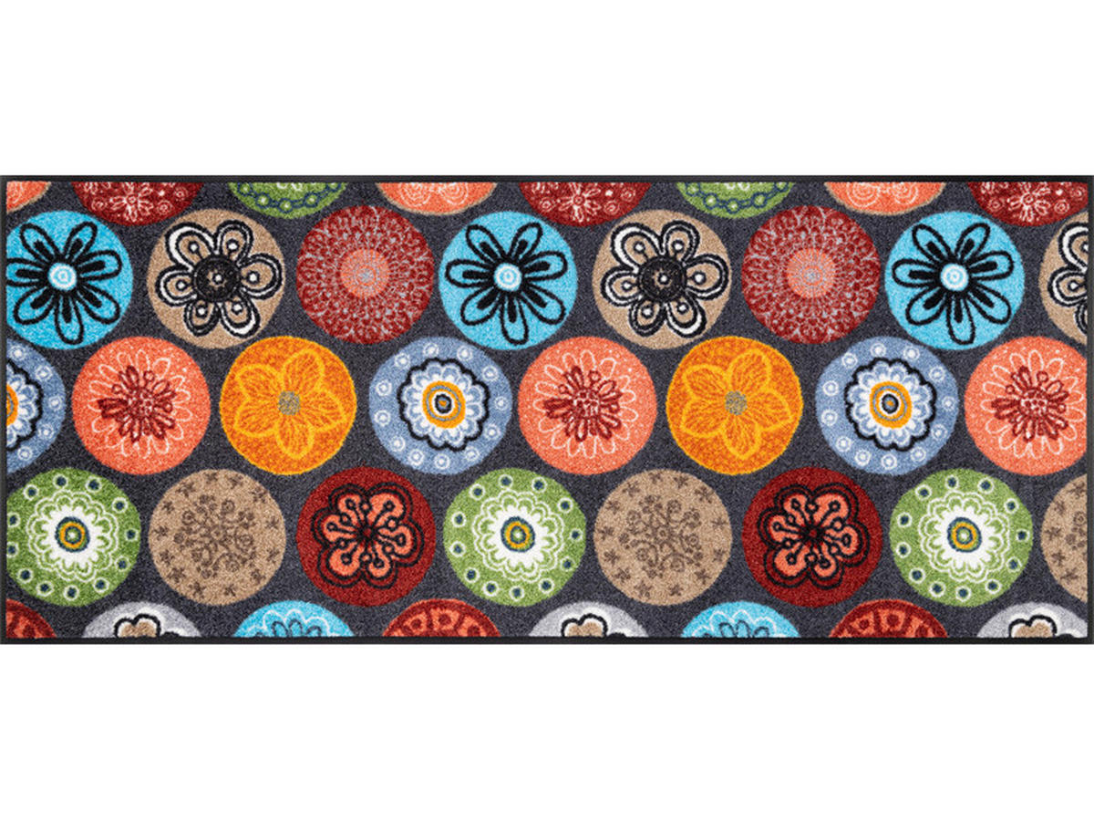 FUßMATTE  60/140 cm  Multicolor  - Multicolor, KONVENTIONELL, Kunststoff/Textil (60/140cm) - wash+dry