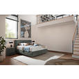 BOXSPRINGBETT 180/200 cm  in Grau  - Schwarz/Grau, Design, Kunststoff/Textil (180/200cm) - Johann Jakob