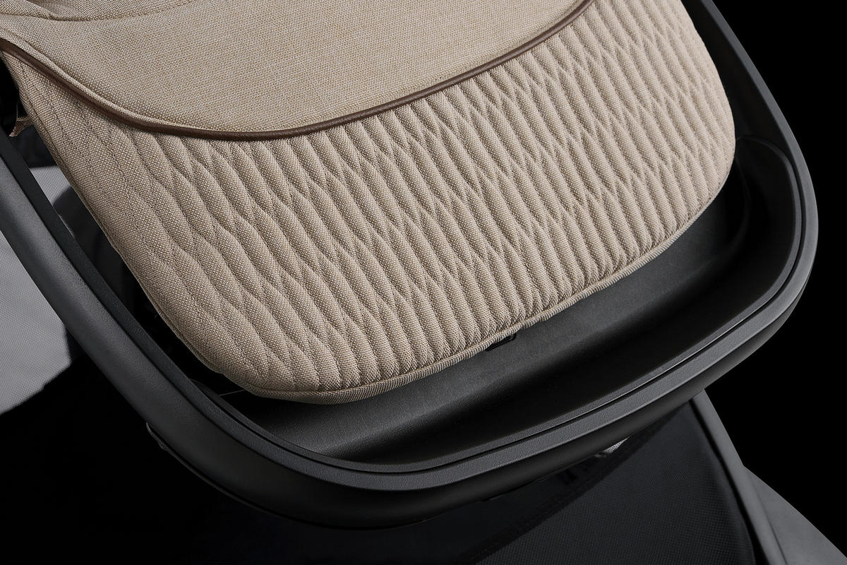 KINDERWAGENSET TRIV lx  - Sandfarben/Schwarz, Basics, Kunststoff/Metall (58/109/93,5cm) - Nuna