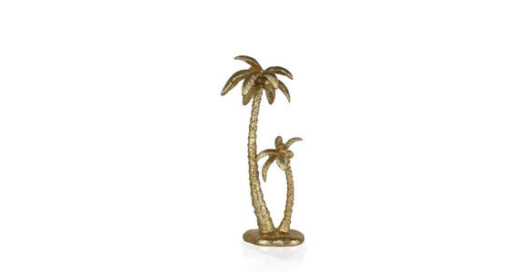 SKULPTUR - Goldfarben, Trend, Kunststoff (17,5/39,7/14cm) - Ambia Home