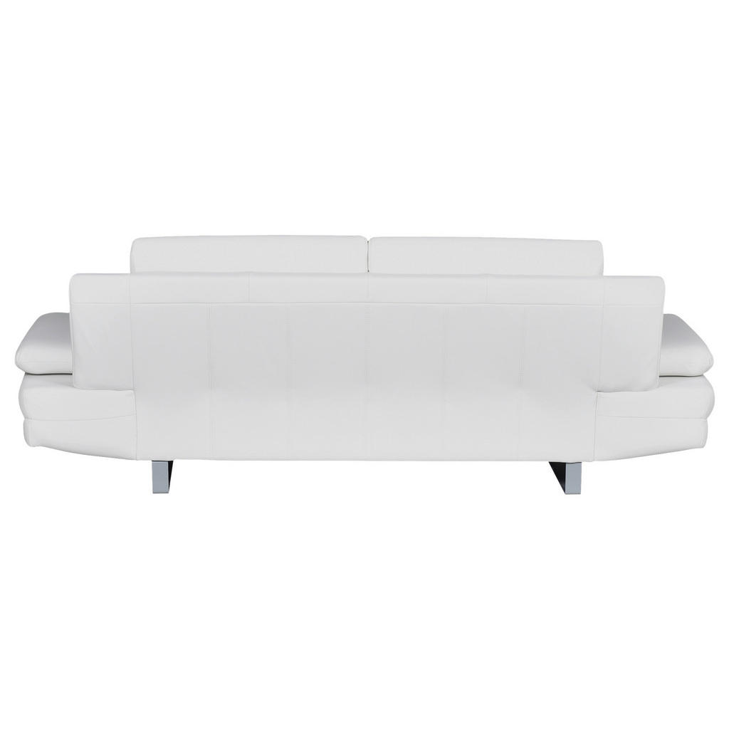 Thumbnail - Mid.you 3-Sitzer-Sofa, Weiß, Textil, 218x78x88 cm, Made in EU, Armteil rechts, Rücken echt, links, Wohnzimmer, Sofas & C...
