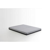 KOMFORTSCHAUMMATRATZE Optimum Support 140/200 cm Höhe ca. 16 cm  - Schwarz/Grau, Basics, Textil (140/200cm) - Yatas