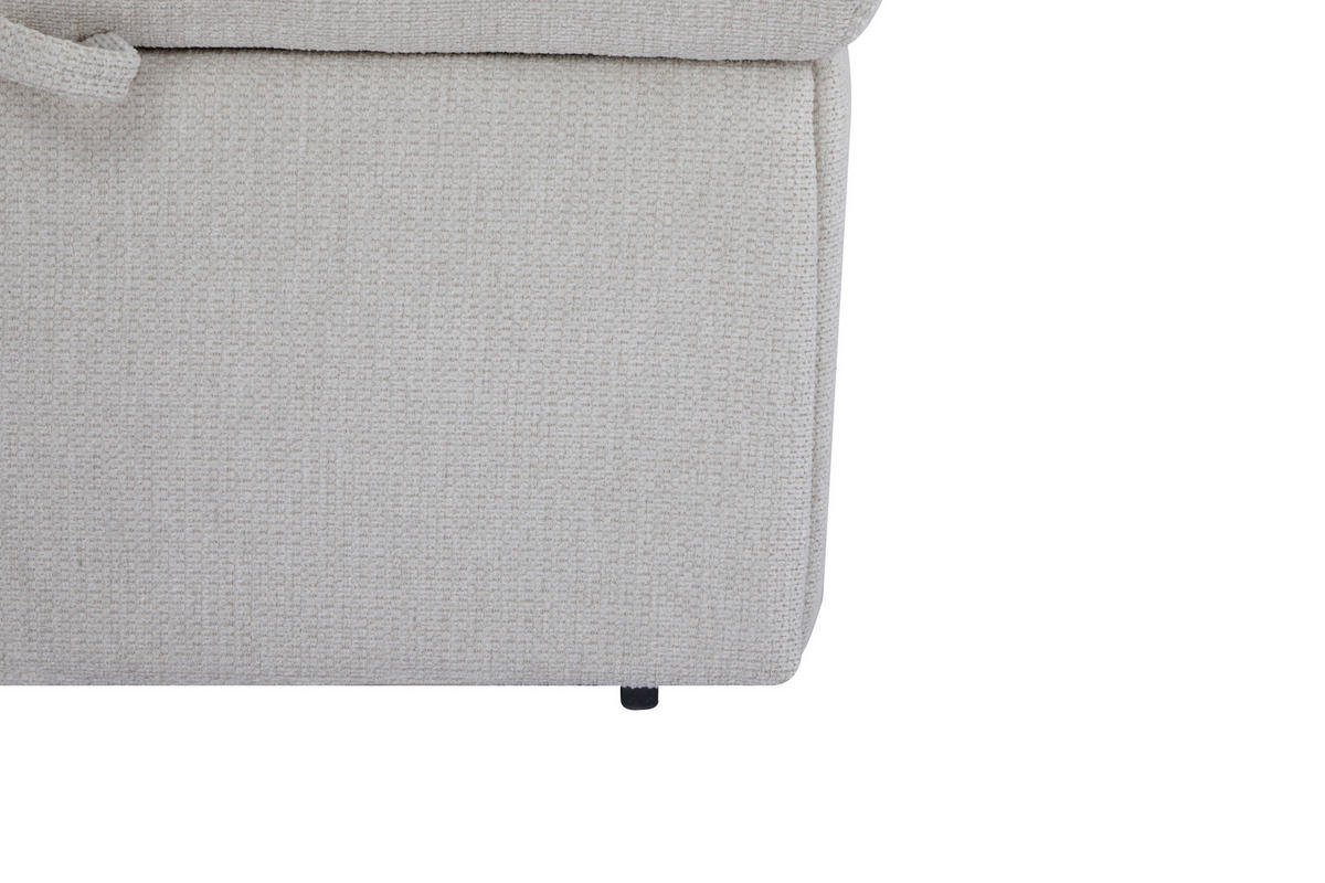 SCHLAFSESSEL in Samt Beige  - Beige/Schwarz, Design, Holz/Kunststoff (70/95/97cm) - Livetastic