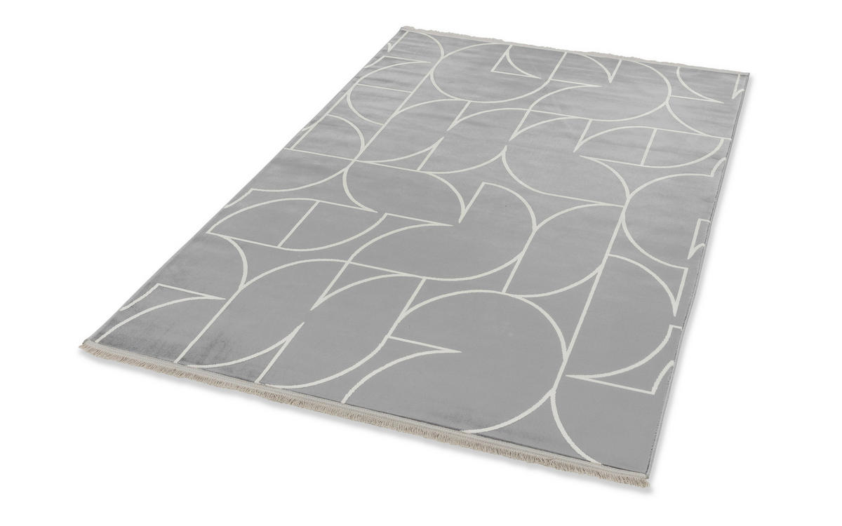 WEBTEPPICH 80/150 cm Magic Silberfarben  - Silberfarben, Basics, Textil (80/150cm) - Schöner Wohnen