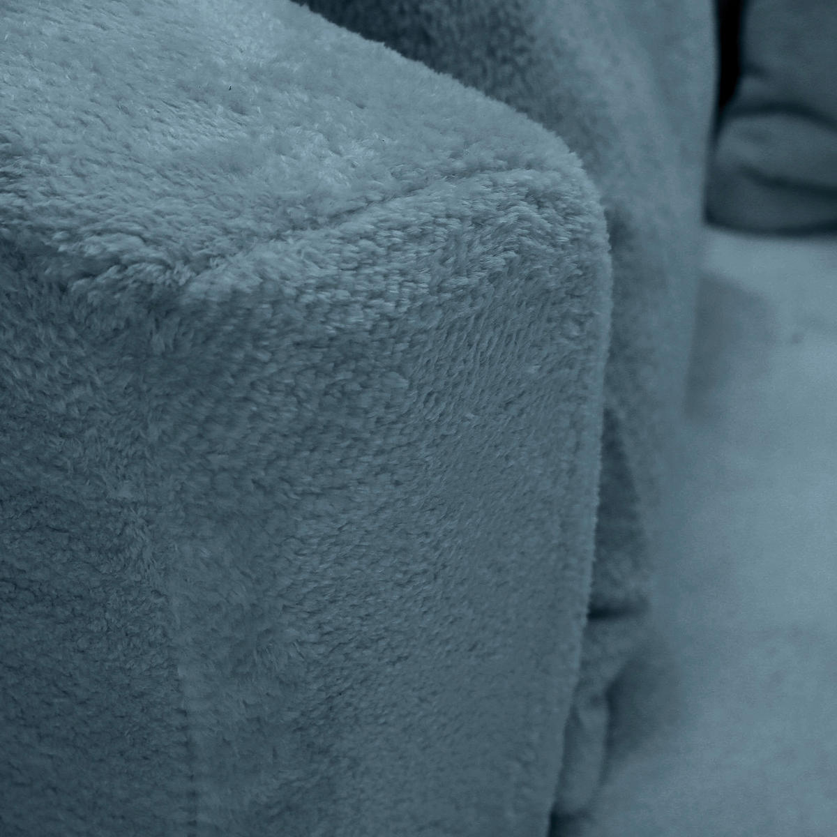 SESSEL in Plüsch Petrol  - Petrol/Schwarz, KONVENTIONELL, Textil/Metall (115/72/115cm) - Carryhome