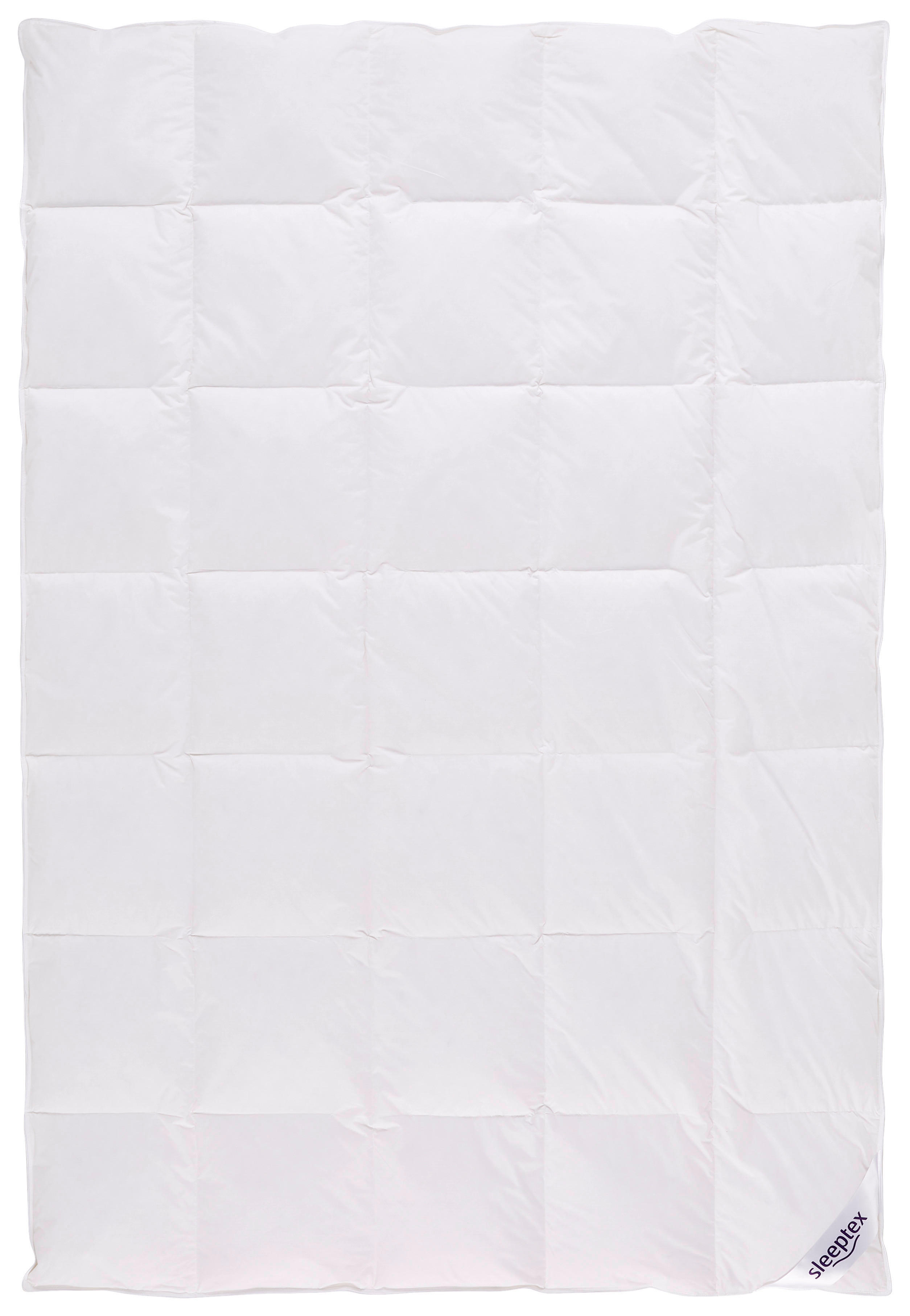 GANZJAHRESBETT   135/200 cm   - Weiß, Basics, Naturmaterialien/Textil (135/200cm) - Sleeptex