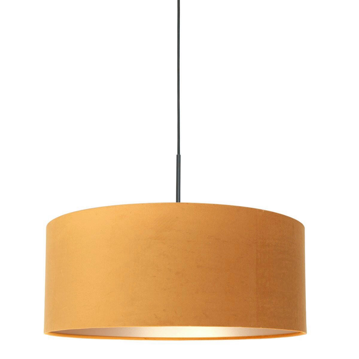 HÄNGELEUCHTE  50/135/50 cm   - Goldfarben, Trend, Leder (50/135/50cm)