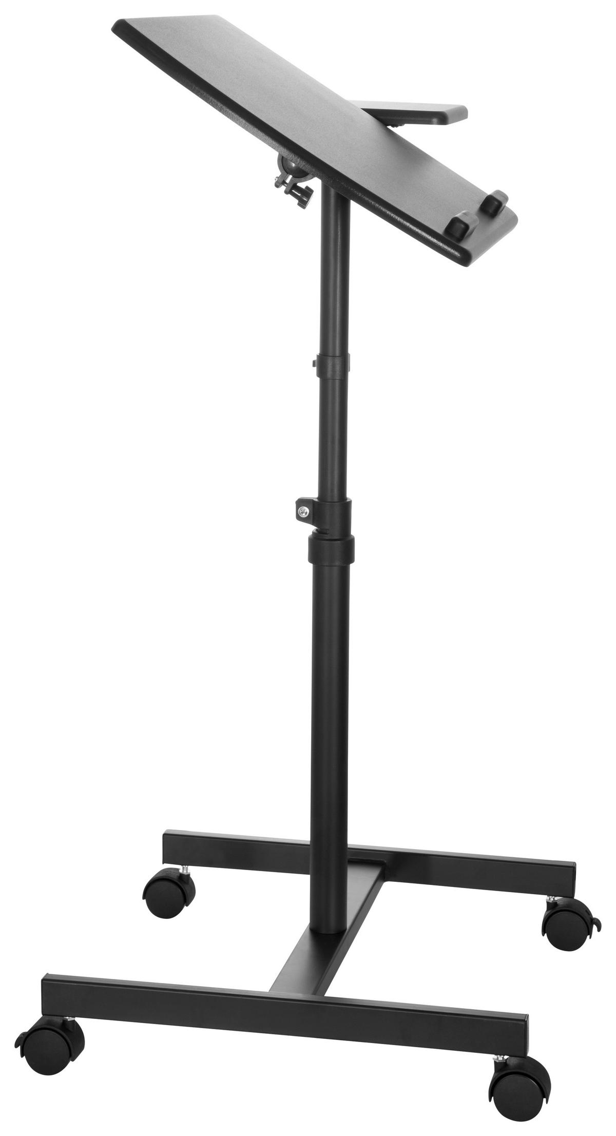 SKRIVBORD  i svart  - svart, Basics, metall/trämaterial (40/44/68,5cm) - MID.YOU