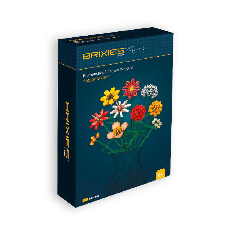 BRIXIES KLEMMBAUSTEINE 840 STK - Multicolor, Basics, Kunststoff (13,7/33,2/20,1cm)