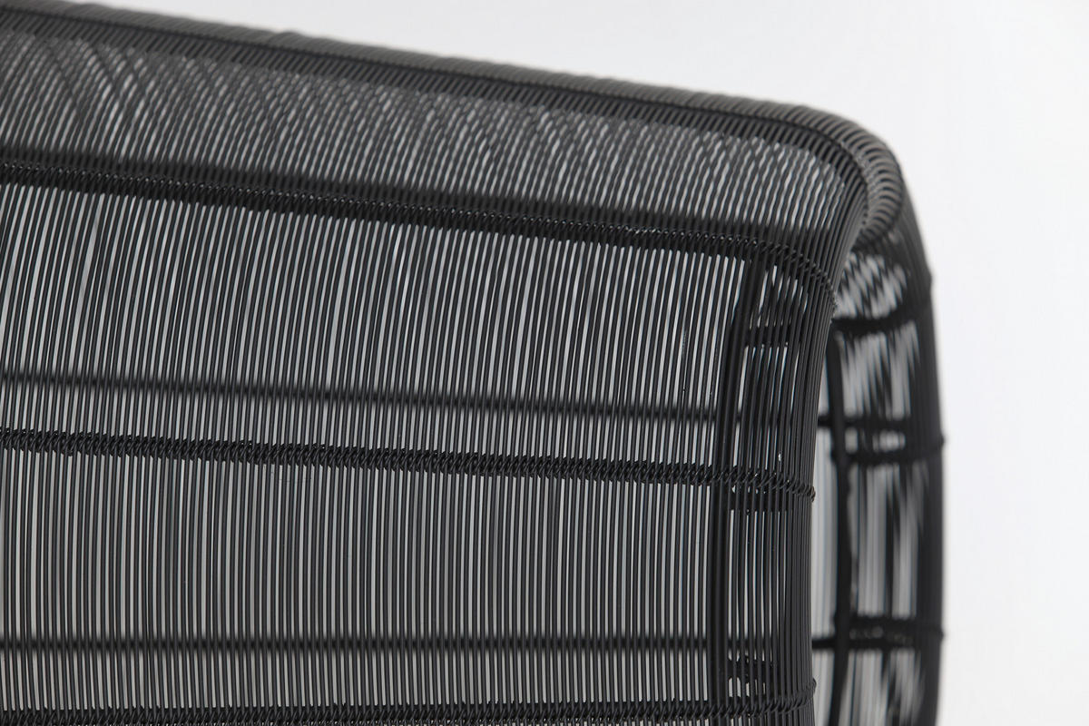 STEHLEUCHTE Adeta 37/37/135 cm   - Schwarz, Design, Kunststoff/Metall (37/37/135cm) - Light & Living