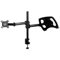 MONITOR-HALTERUNG  in Schwarz  - Schwarz, Basics, Metall (88/60/8cm) - MID.YOU