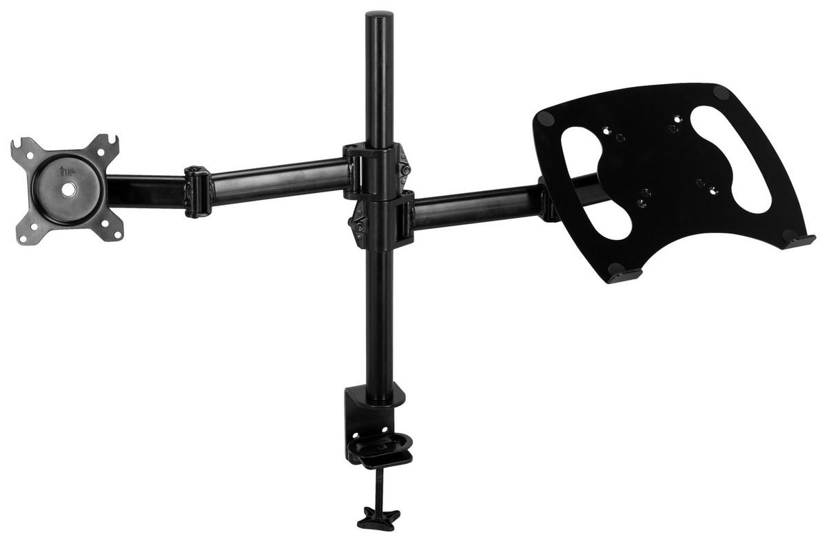 MONITOR-HALTERUNG  in Schwarz  - Schwarz, Basics, Metall (88/60/8cm) - MID.YOU