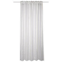FERTIGVORHANG transparent  - Grau, Basics, Textil (140/245cm)