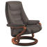 RELAXSESSEL in Holz, Leder Erlefarben, Schlammfarben - Schlammfarben/Erlefarben, KONVENTIONELL, Leder/Holz (80/109/81cm) - Himolla RELAXSESSEL in Holz, Leder Erlefarben, Schlammfarben - Schlammfarben/Erlefarben, KONVENTIONELL, Leder/Holz (80/109/81cm) - Himolla