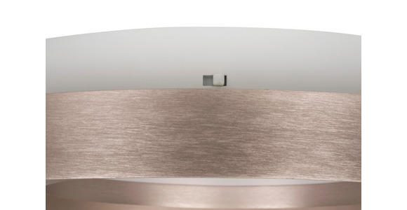 LED-DECKENLEUCHTE 40/8 cm   - Champagner/Goldfarben, Design, Kunststoff/Metall (40/8cm) - Novel