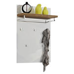 GARDEROBENPANEEL  in 80/115/27,6 cm  - Eichefarben/Weiß, Design, Holzwerkstoff (80/115/27,6cm) - Xora