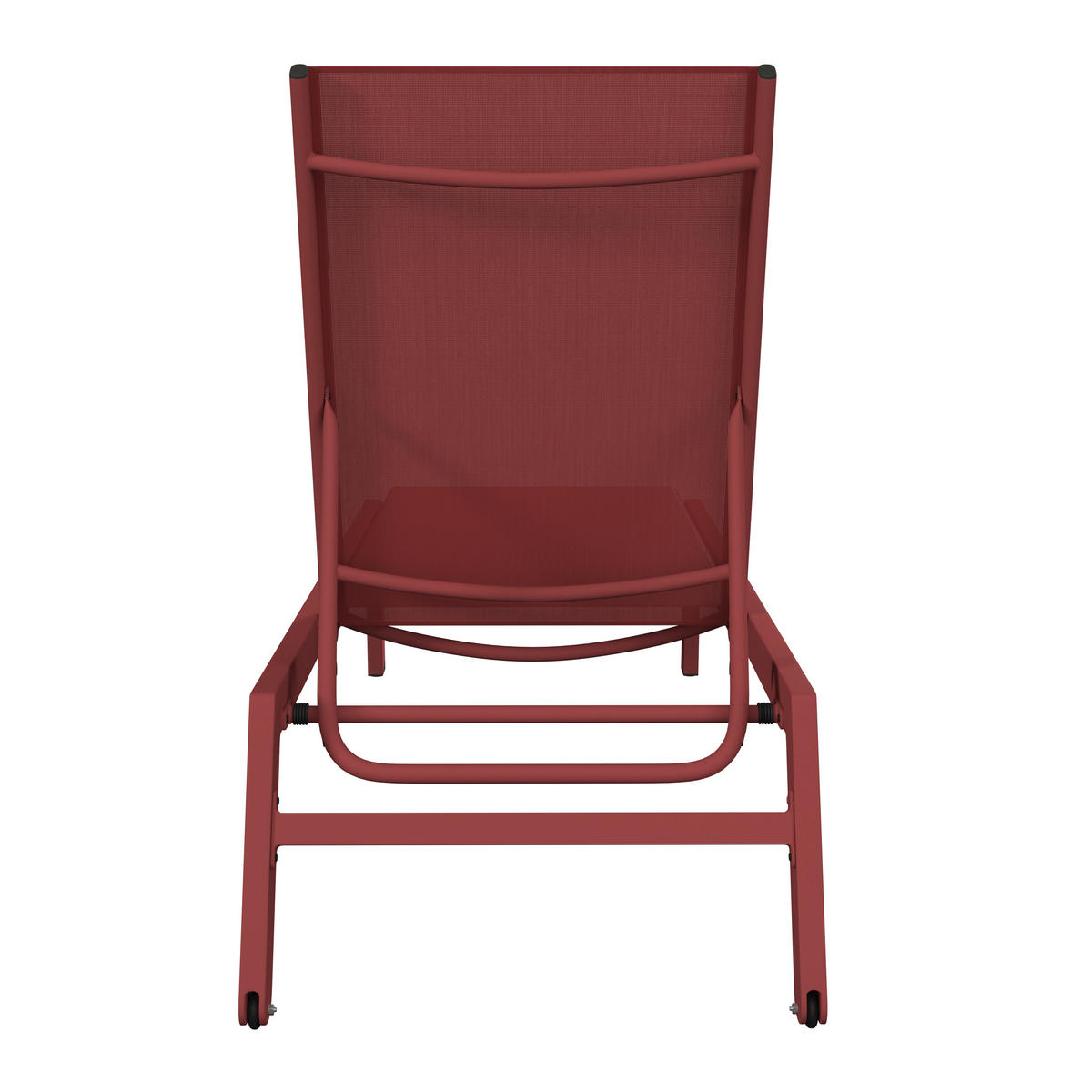 SONNENLIEGE 55/92/164 cm  - Rot, Design, Textil/Metall (55/92/164cm) - Ambia Garden