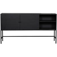 SIDEBOARD  160/85/40 cm  - svart, Klassisk, metall/trä (160/85/40cm) - Niels Andersson