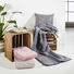 WOHNDECKE - Silberfarben/Braun, Design, Textil (150/200cm) - Novel WOHNDECKE - Silberfarben/Braun, Design, Textil (150/200cm) - Novel