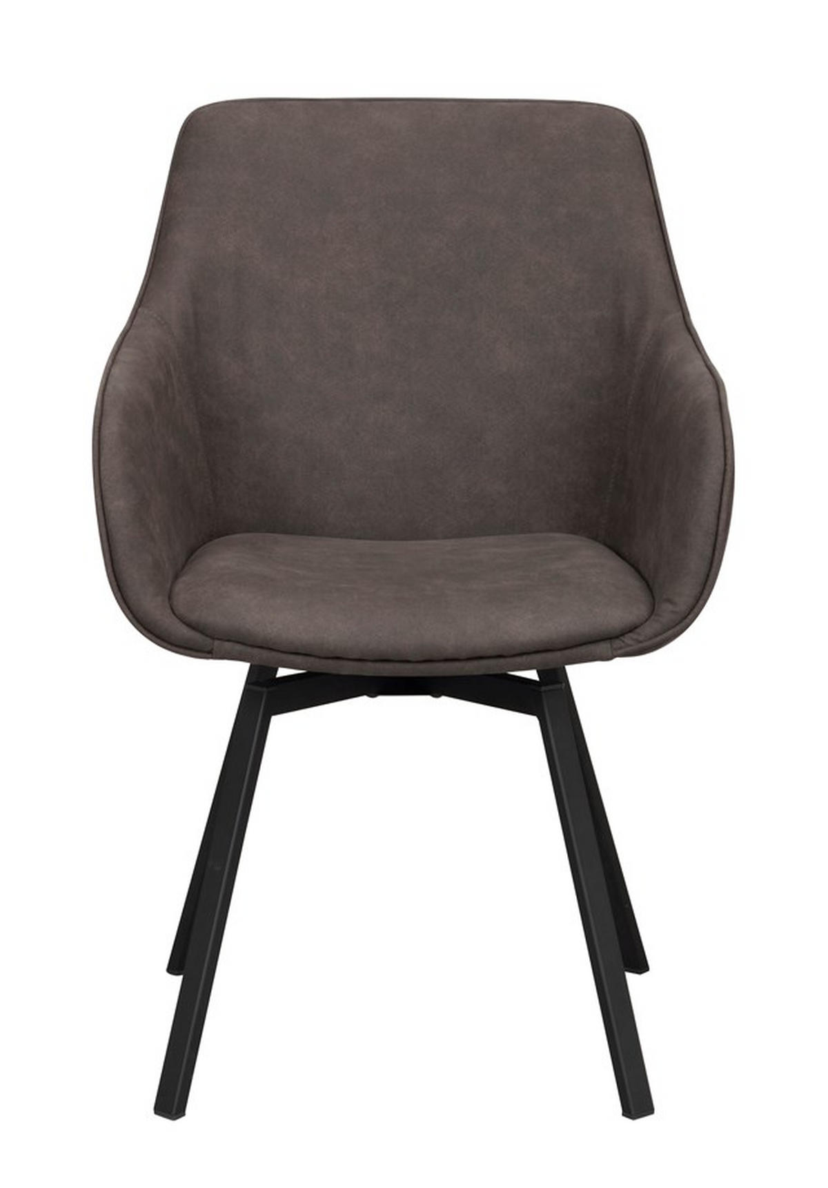 SNURRSTOL  i grå, svart  - svart/grå, Klassisk, metall/textil (58/89/59cm) - Rowico