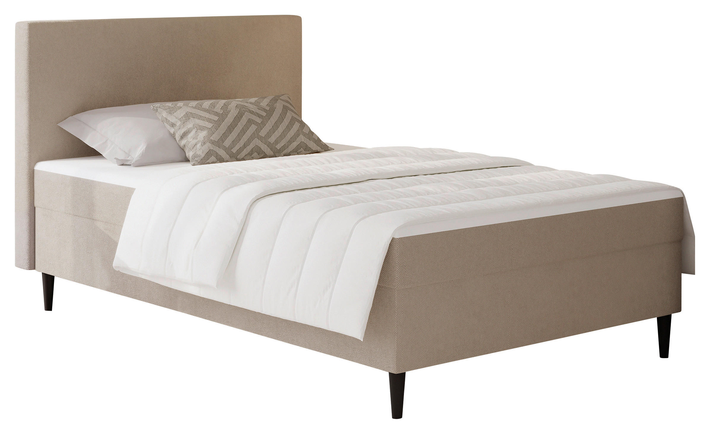 BOXBETT 90/200 cm  in Beige  - Beige, KONVENTIONELL, Textil (90/200cm) - P & B