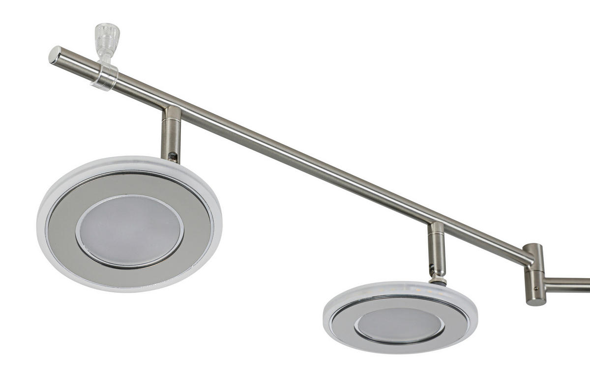 LED-STRAHLER 150/21/13 cm  - Chromfarben/Nickelfarben, Design, Kunststoff/Metall (150/21/13cm) - Novel