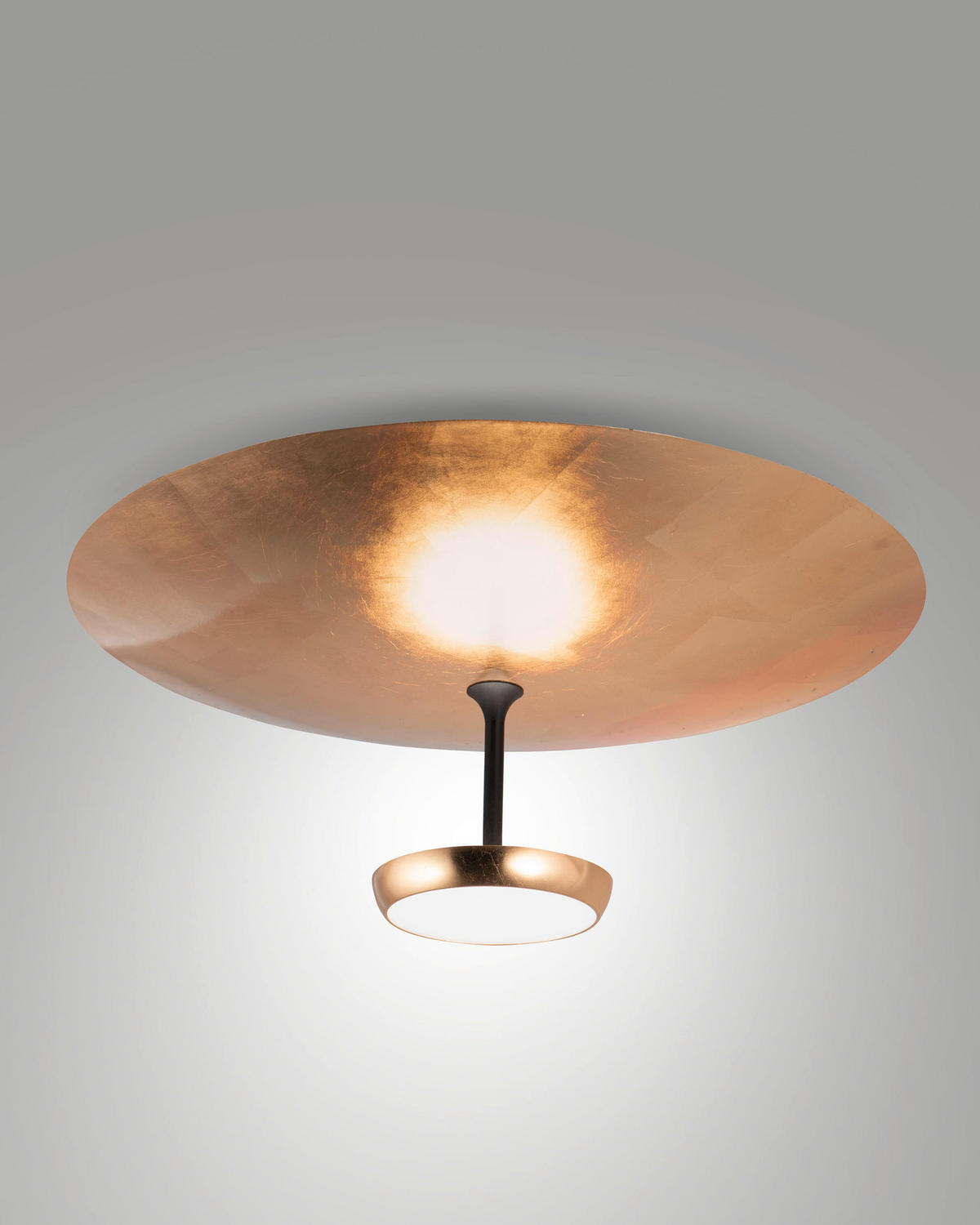 LED-DECKENLEUCHTE 60/23 cm   - Goldfarben, Design, Kunststoff/Metall (60/23cm)