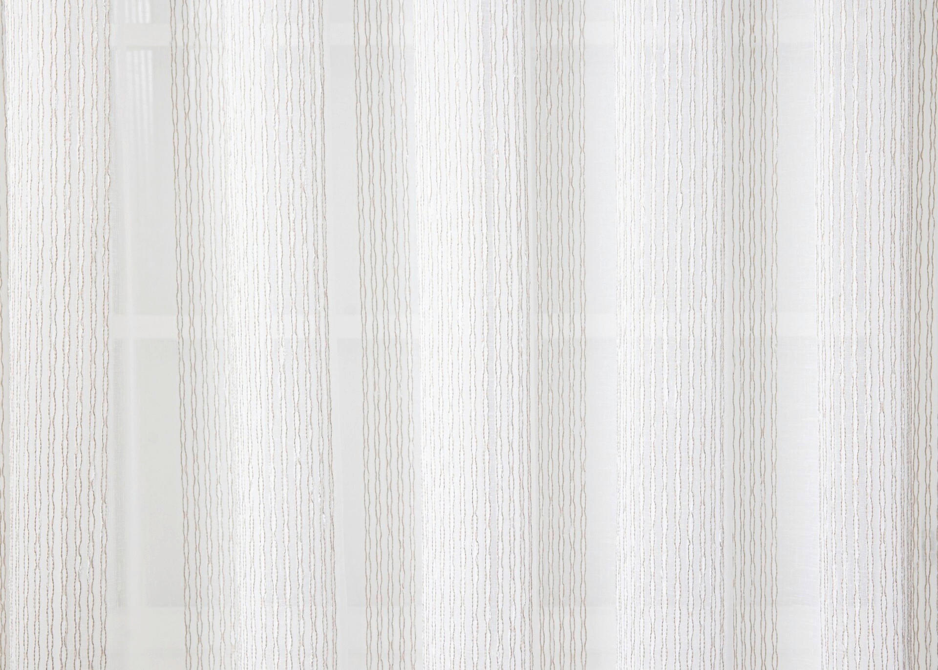 Perdea Tip Plasă  - bej, Basics, textil (300cm)